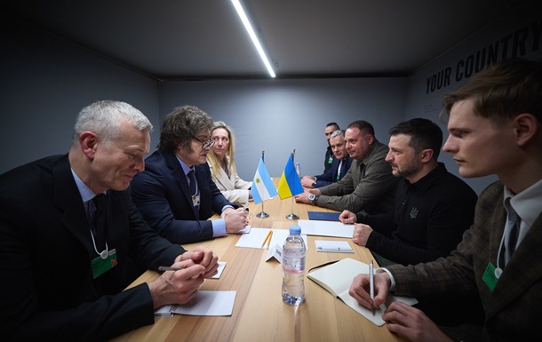 Зеленський зустрівся з президентом Аргентини Мілеєм