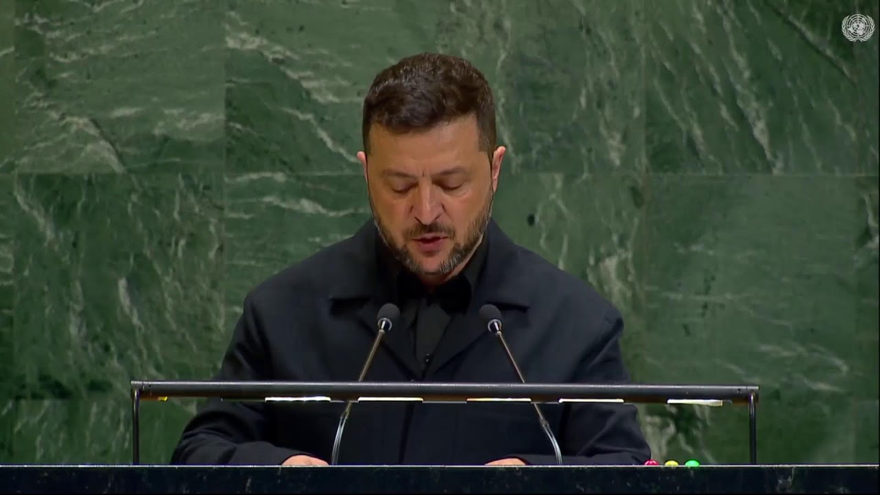 Виступ Президента України Володимира ЗЕЛЕНСЬКОГО на загальних дебатах 80-ї сесії ГА ООН