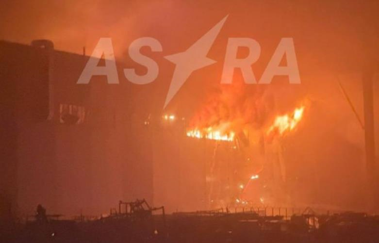 У РФ палає склад в Алабузі