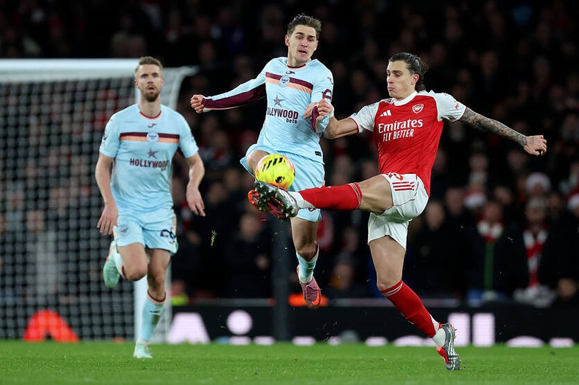 Арсенал не помітив Брентфорд з українським легіонером